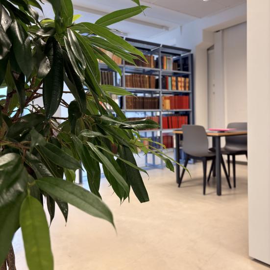 Lidt grønt på biblioteket